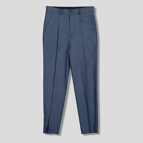 Tapered technical-pleated trousers | Homme Plissé Issey Miyake | Pleated  trousers, Grey pants casual, Grey trousers